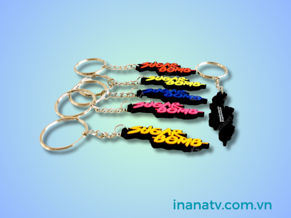 Móc khóa cao su non