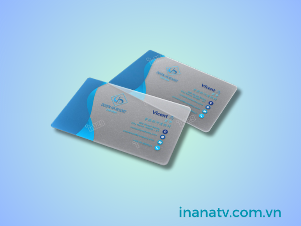 Thẻ nhựa trong suốt