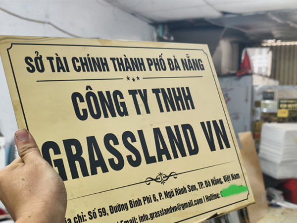 Bảng Hiệu Công Ty Inox Đẹp Tại Đà Nẵng Chuyên Nghiệp